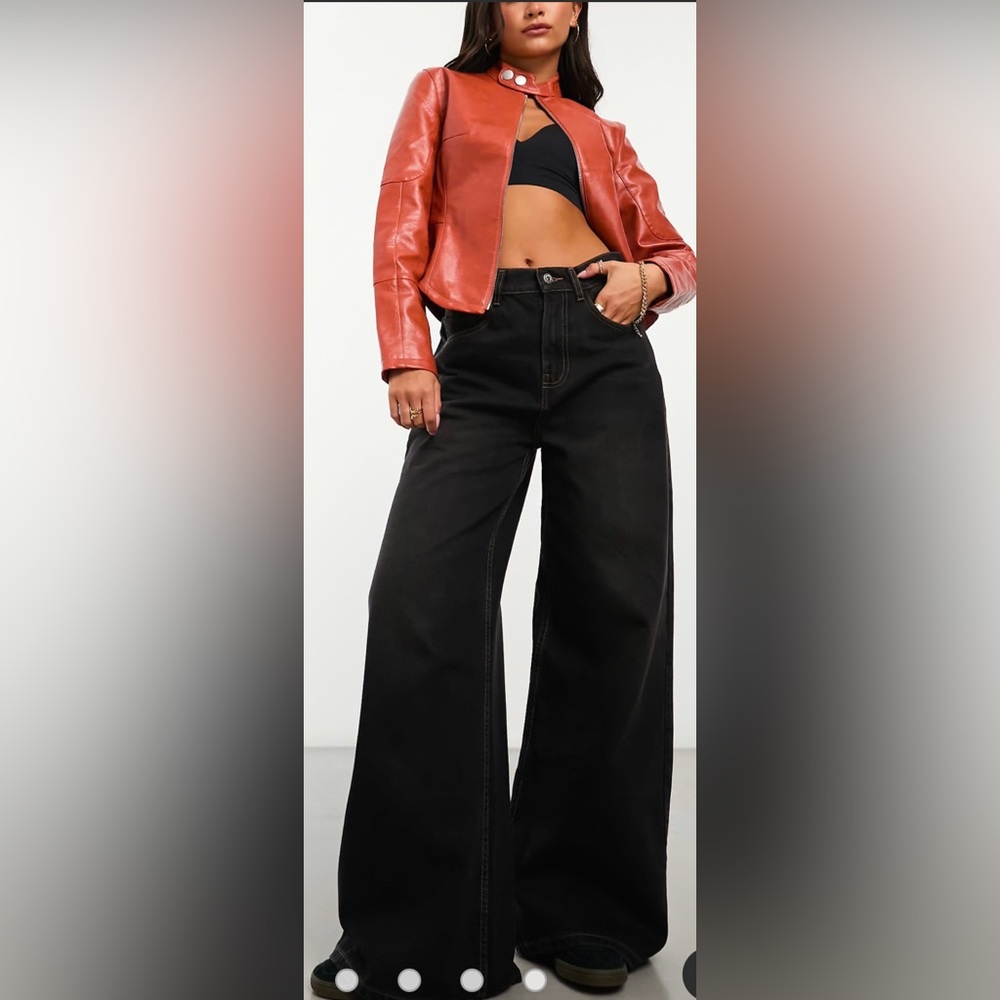 Chelsea and Violet Flare Black Jeans